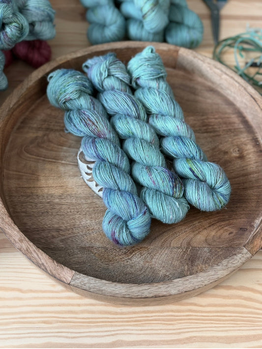Merino Linen Singles - April Showers