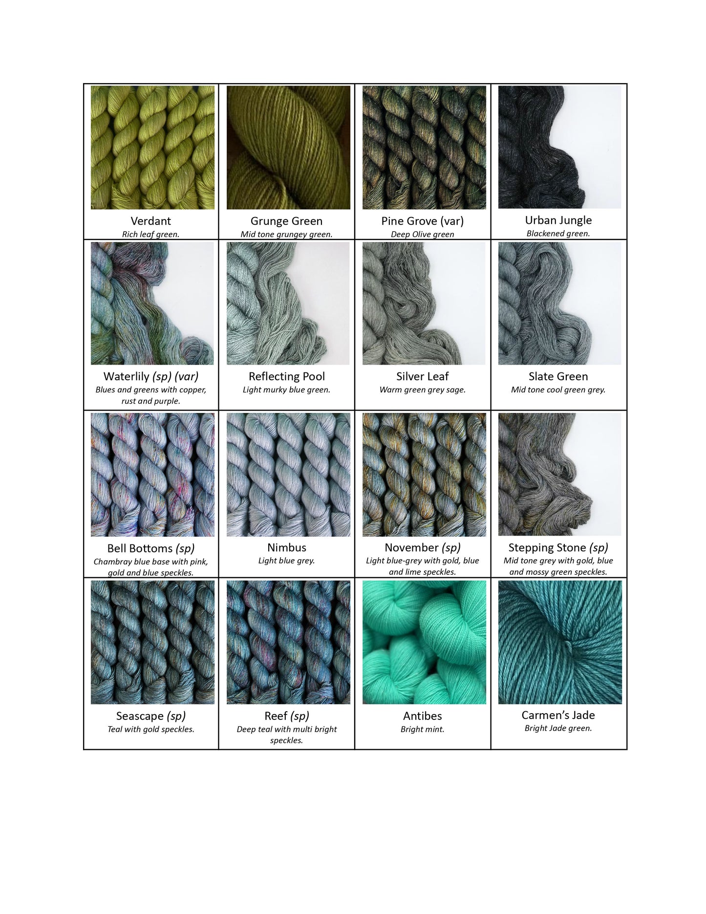 Colour Catalogue