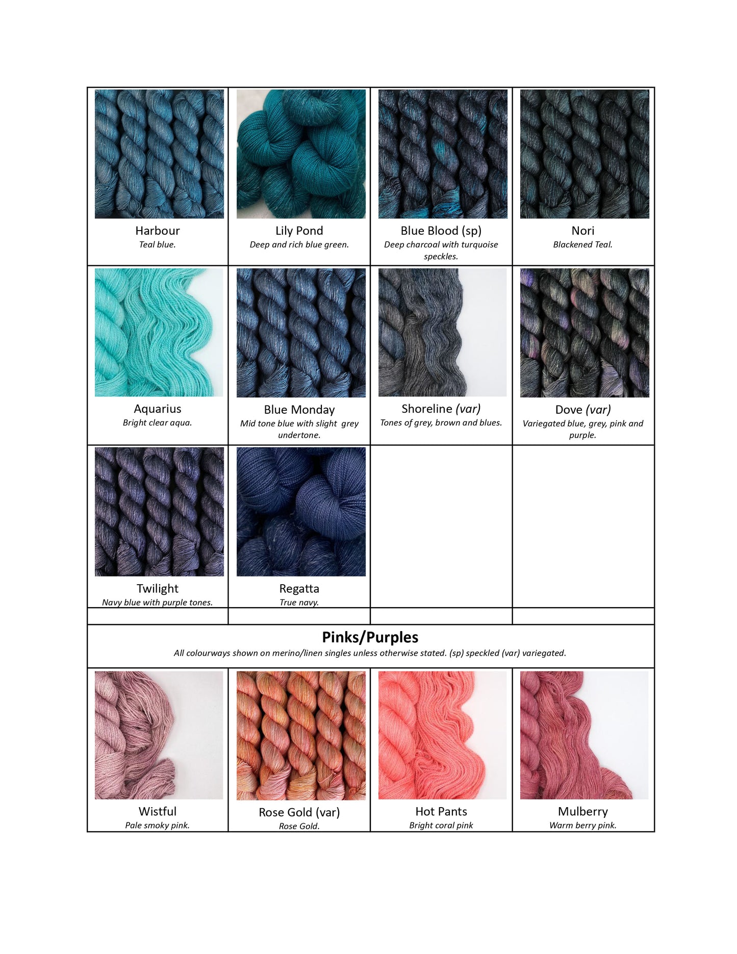 Colour Catalogue