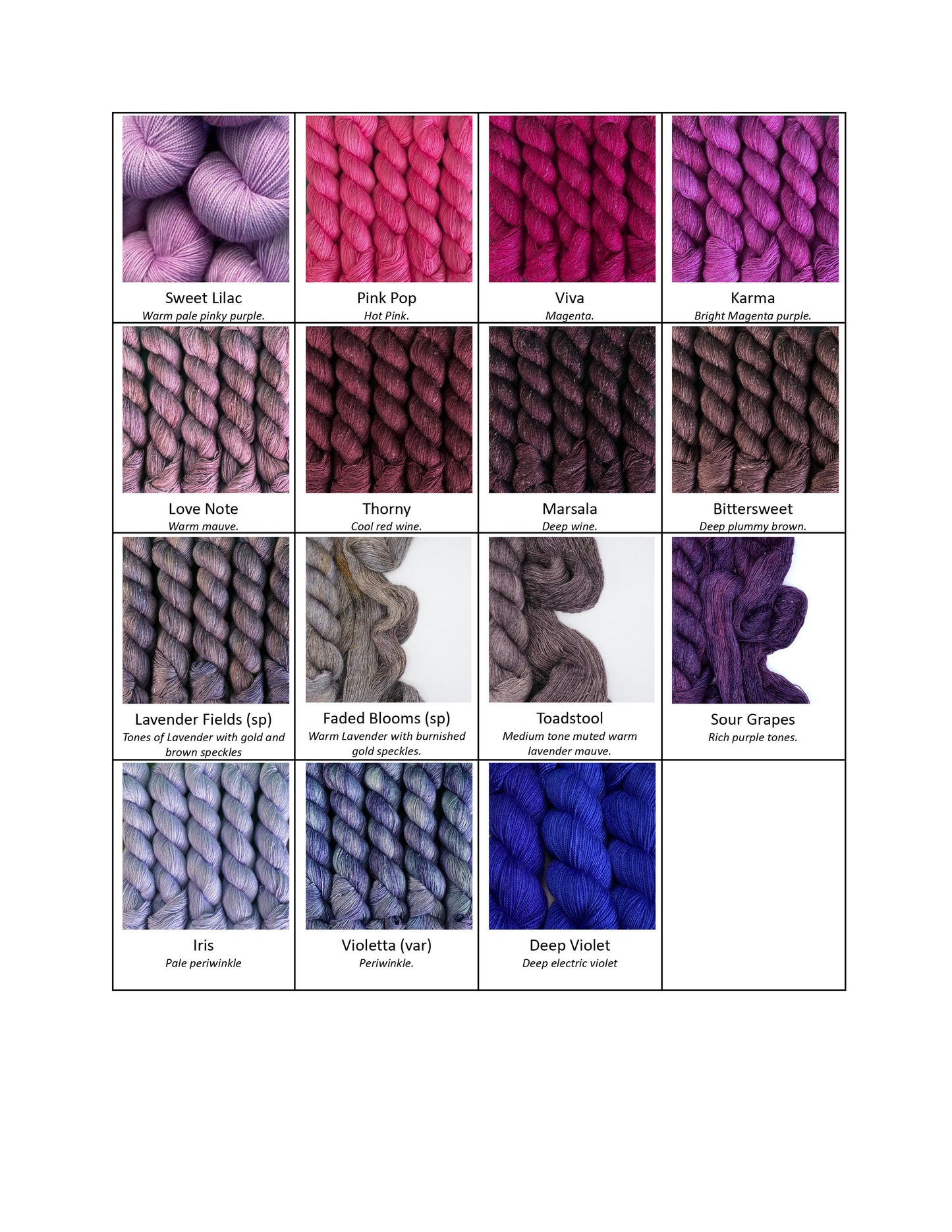 Colour Catalogue
