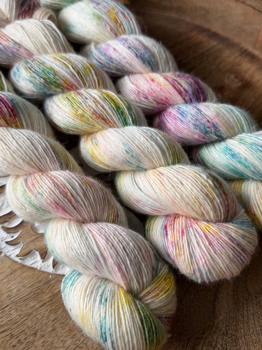 Merino Linen Singles - Flower Power