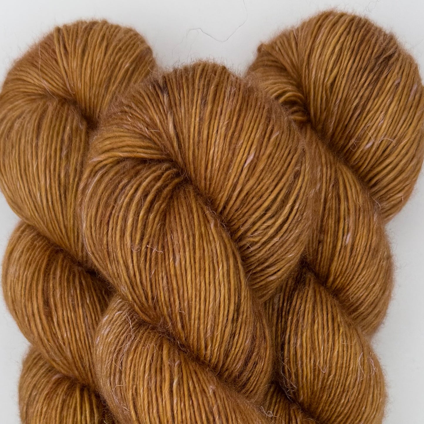 Merino Linen Singles Dyed - Honey Gold