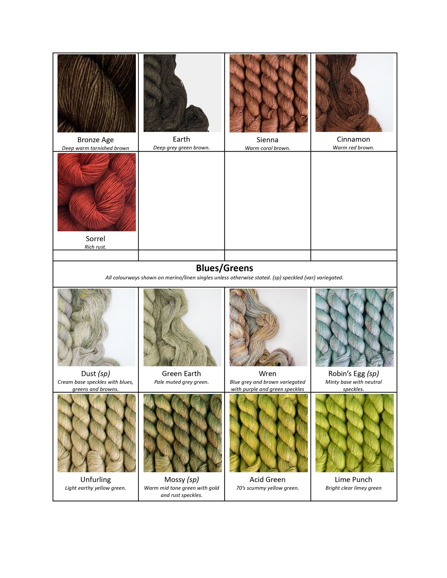 Colour Catalogue