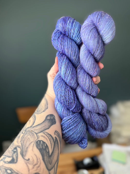 Merino Linen Singles - Violetta