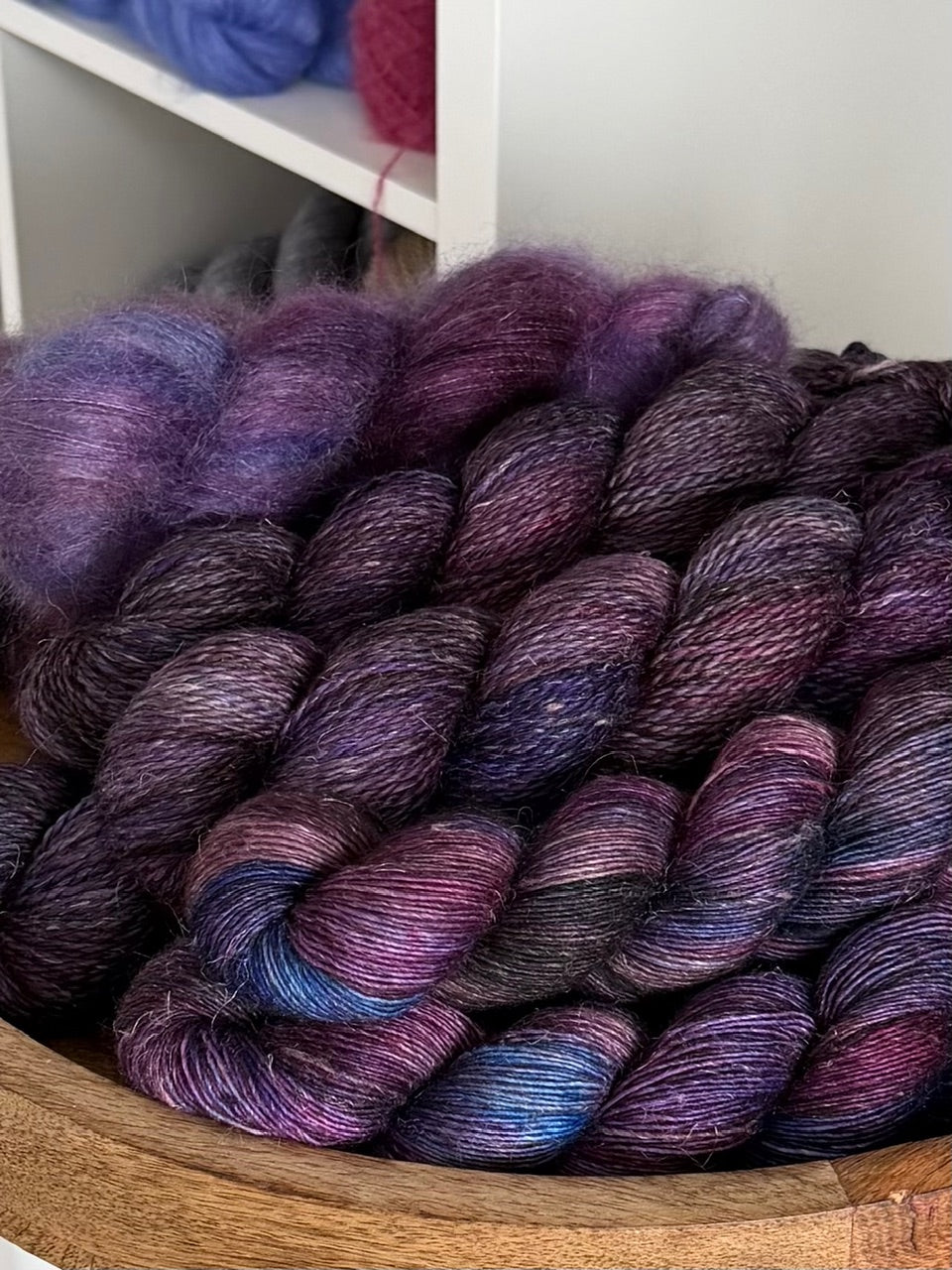 Merino Linen Singles - Plum Pudding