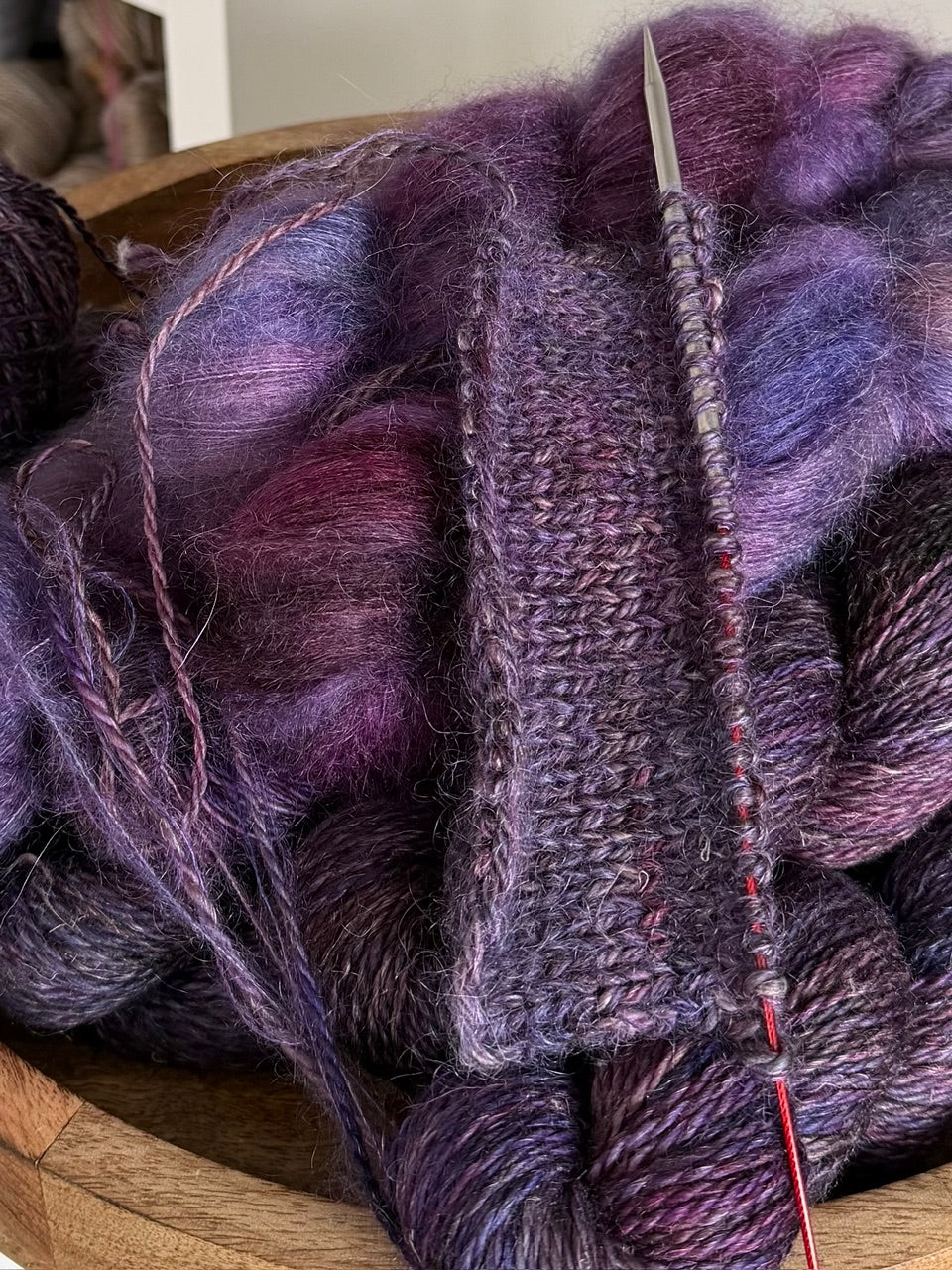 Merino Linen Twist - Plum Pudding